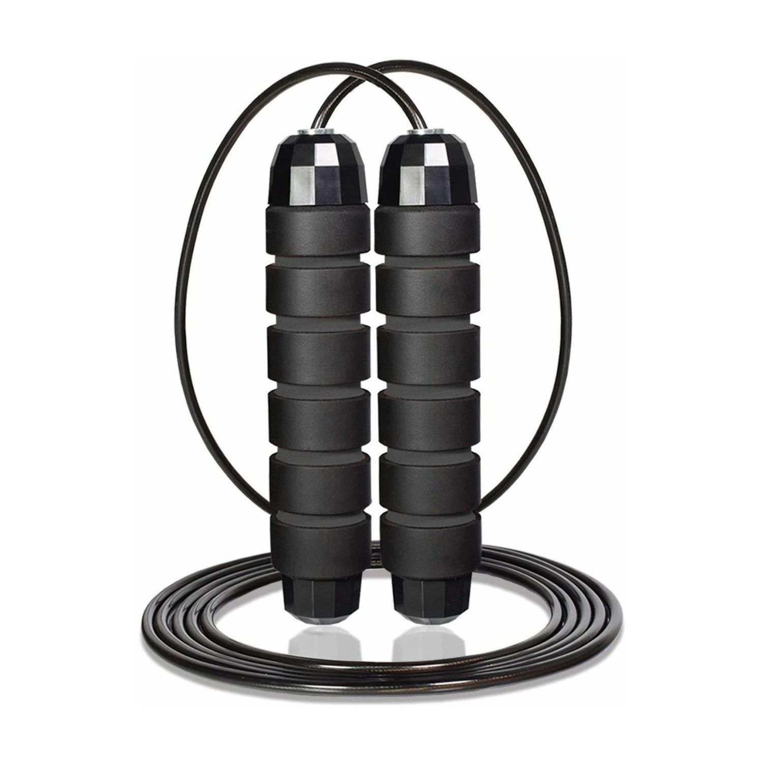 Image of Adrenex by Flipkart Adjustable Speed Jump Rope With Foam Handle For Women, Men,Kids Aerobic Exercise Freestyle Skipping Rope