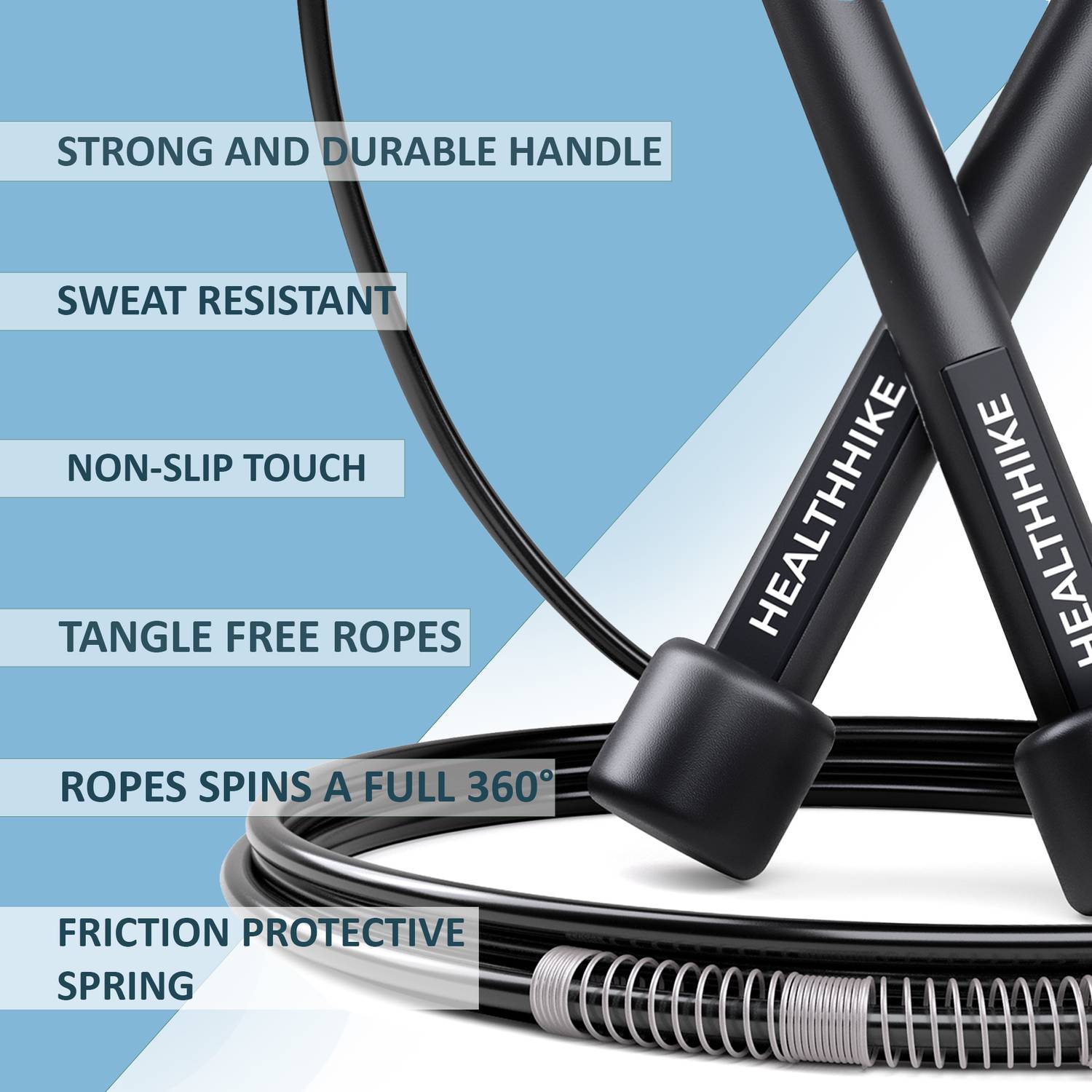 HealthHike Adjustable Skipping Ropes - Image 4