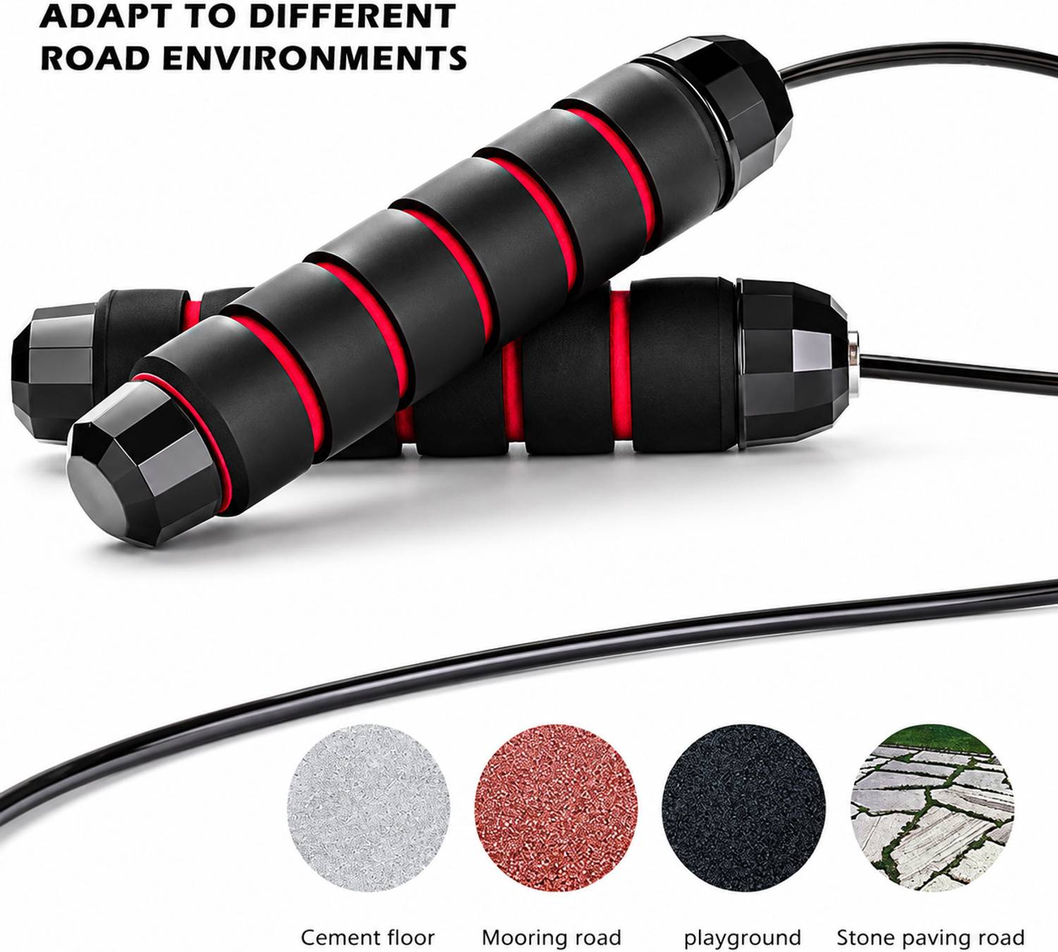 Fitness Scout Adjustable Steel Jump Rope - Image 3