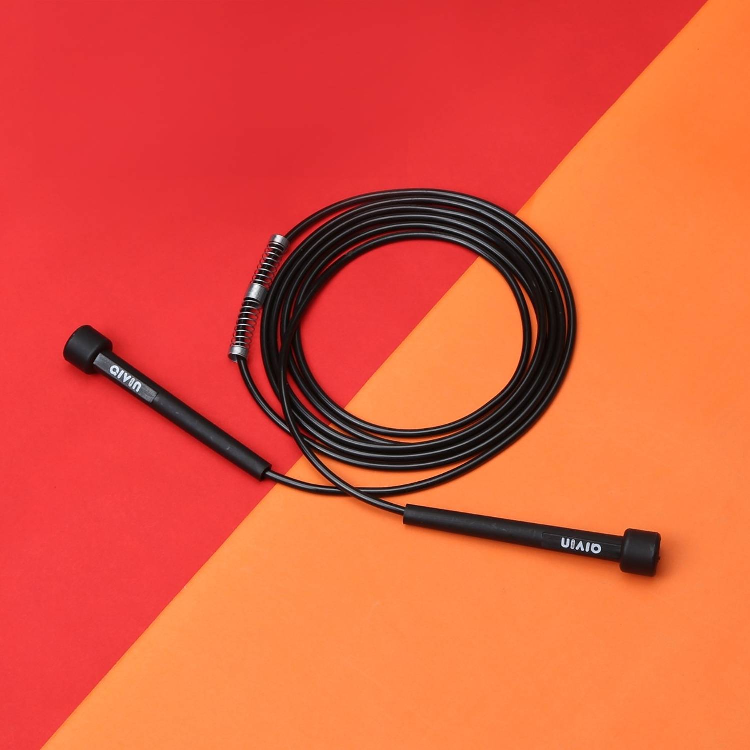 AIVIN Speed Glossy Black Speed Skipping Rope