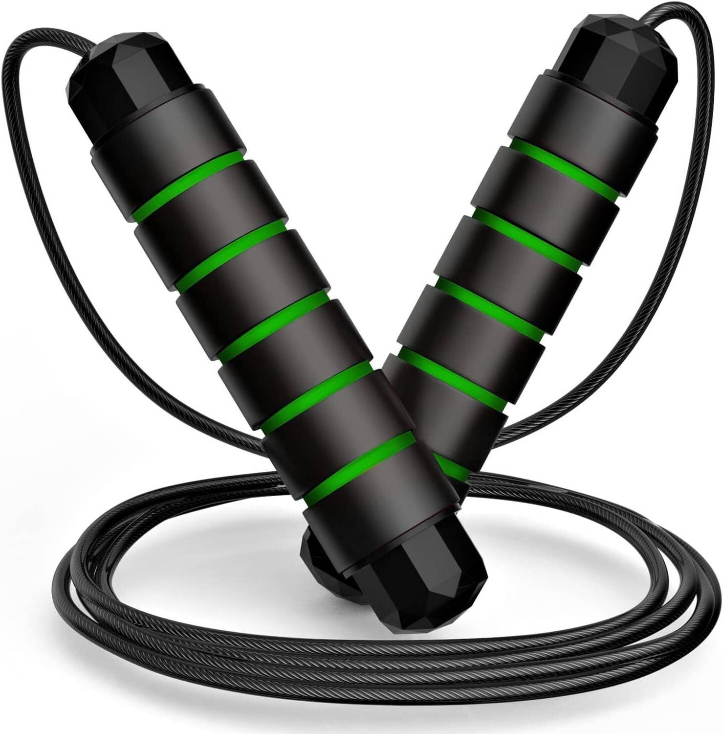BoldFire Skipping Rope| Tangle-Free with Ball Bearing| Jump Rope for Workouts Freestyle Ball Bearing Skipping Rope
