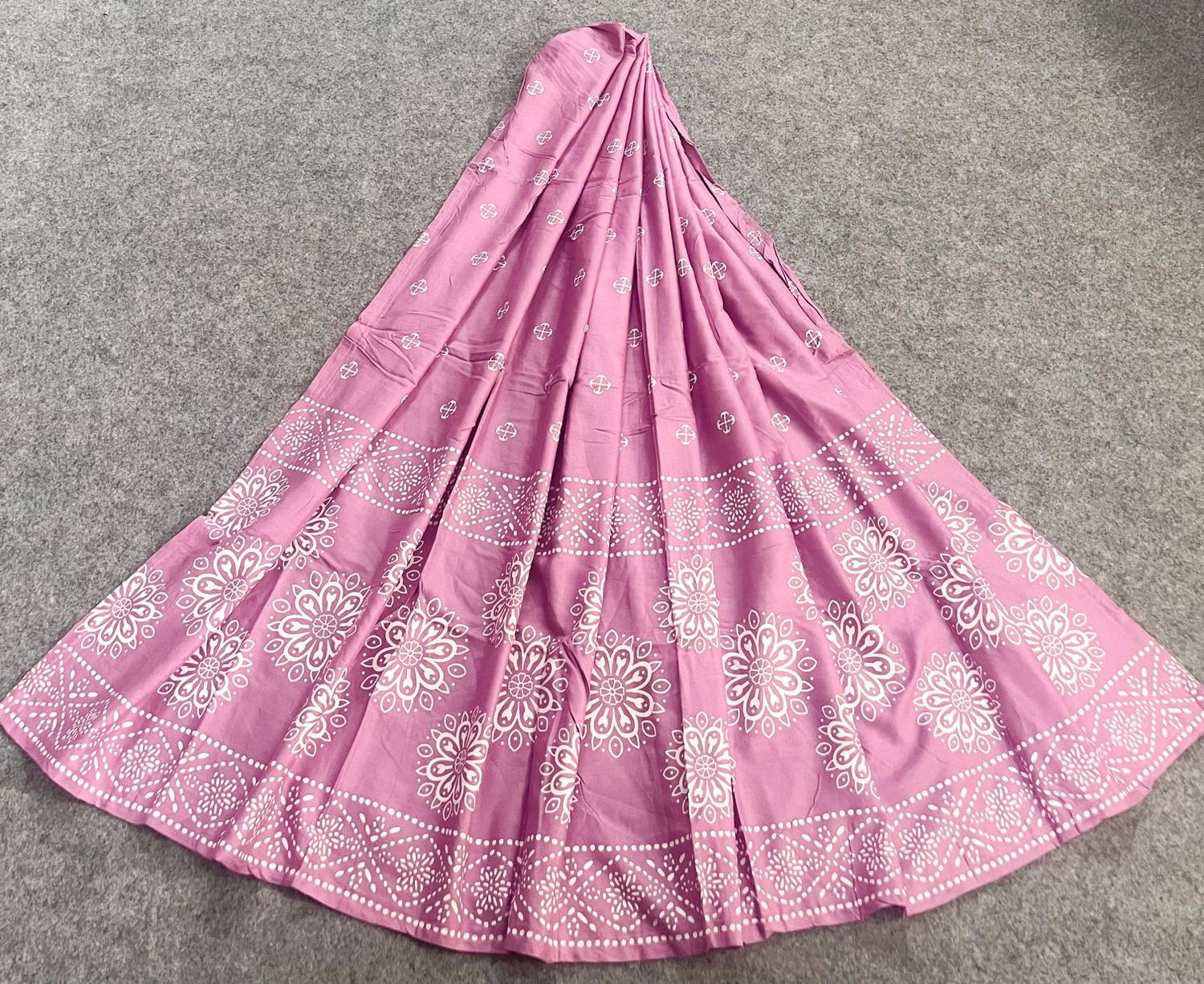 ASHOM TRADERS Printed Women Flared Pink Skirt