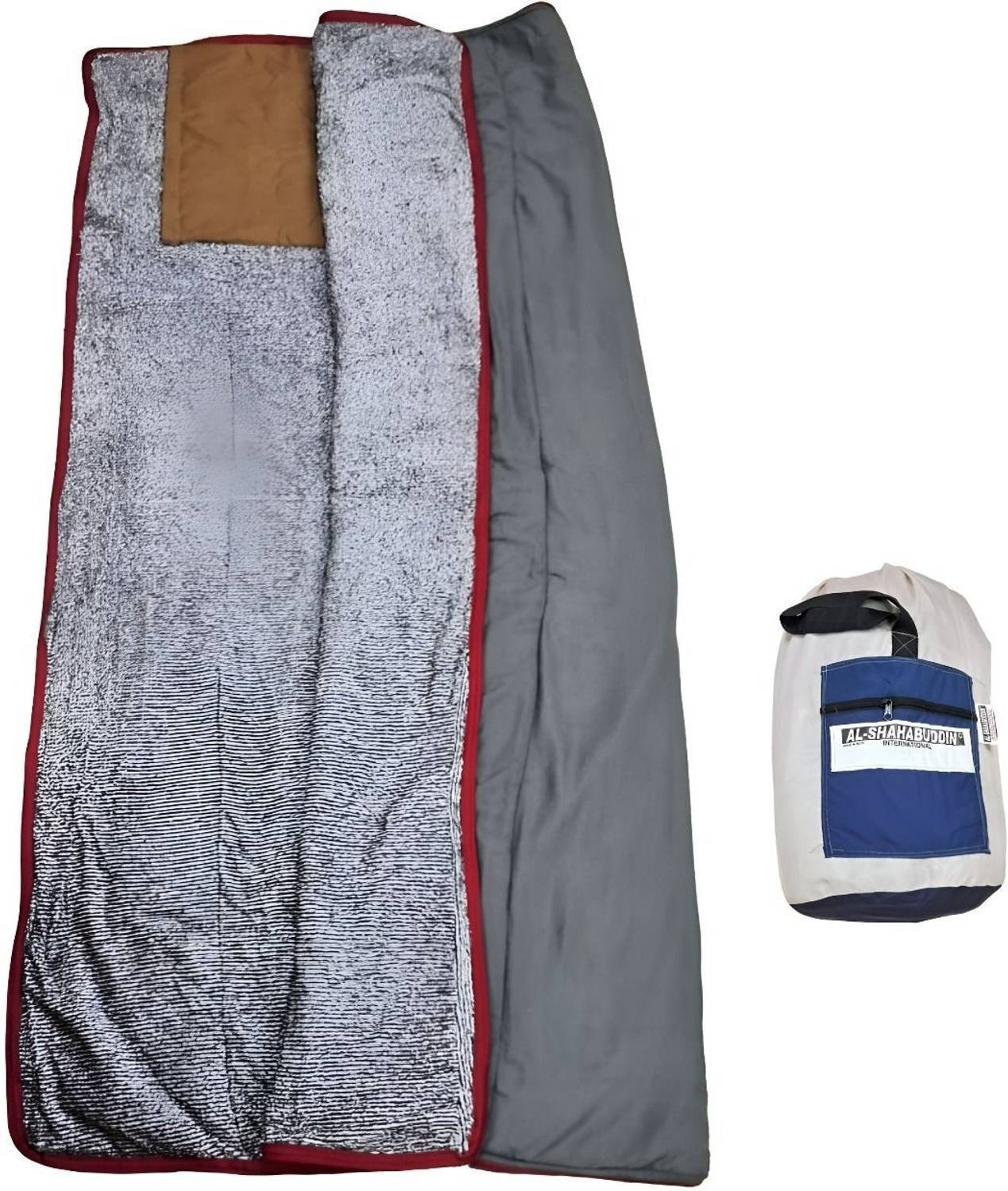 ALSHAHABUDDIN INTERNATIONAL Rectangular Indoor & Outdoor Temp 12? to 20?, For winter, Travelling, Camping Sleeping Bag