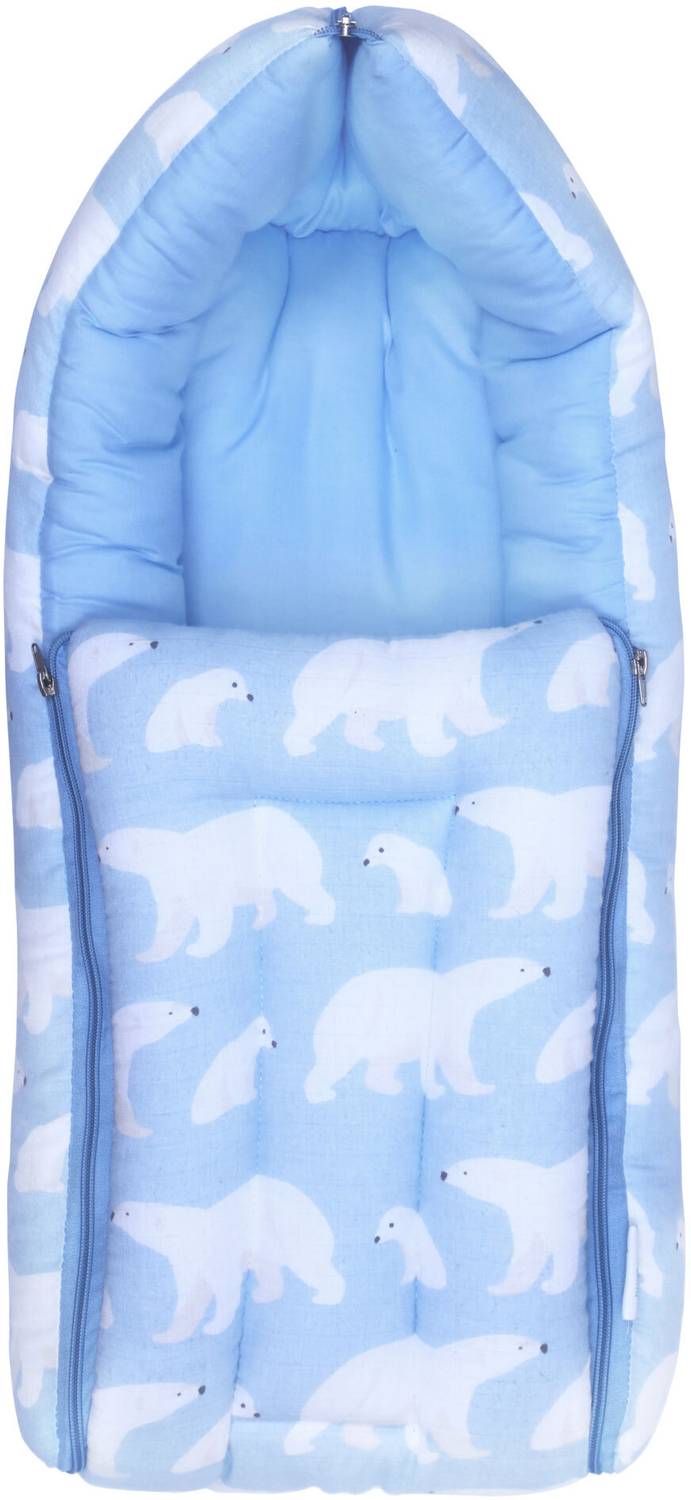 1st Step 3 in 1 Muslin Baby Bed, Sleeping Bag & Carry Nest Sleeping Bag
