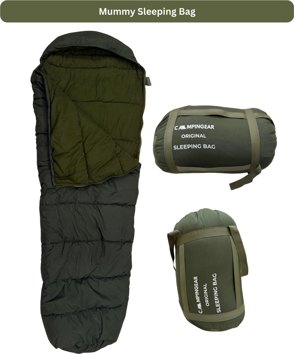 Image of Campingear WinterCore Sleeping Bag | Extreme Cold Protection | 0C to -5C Sleeping Bag