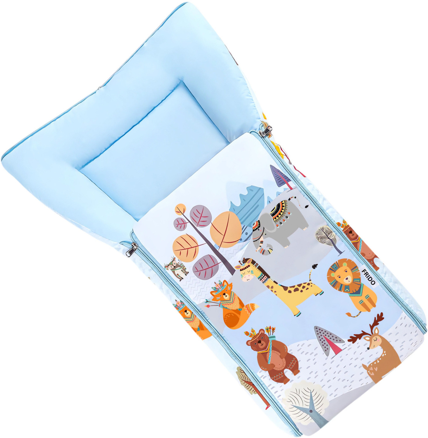 Image of Clothina Baby Sleeping Bag 3in1 Cotton Comfortable For New Born Baby Carry Bag 0-12 Month Sleeping Bag