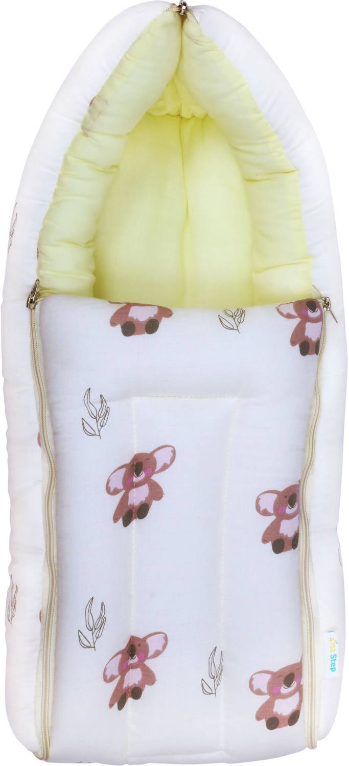 1st Step 3 in 1 Muslin Baby Bed, Sleeping Bag & Carry Nest Sleeping Bag