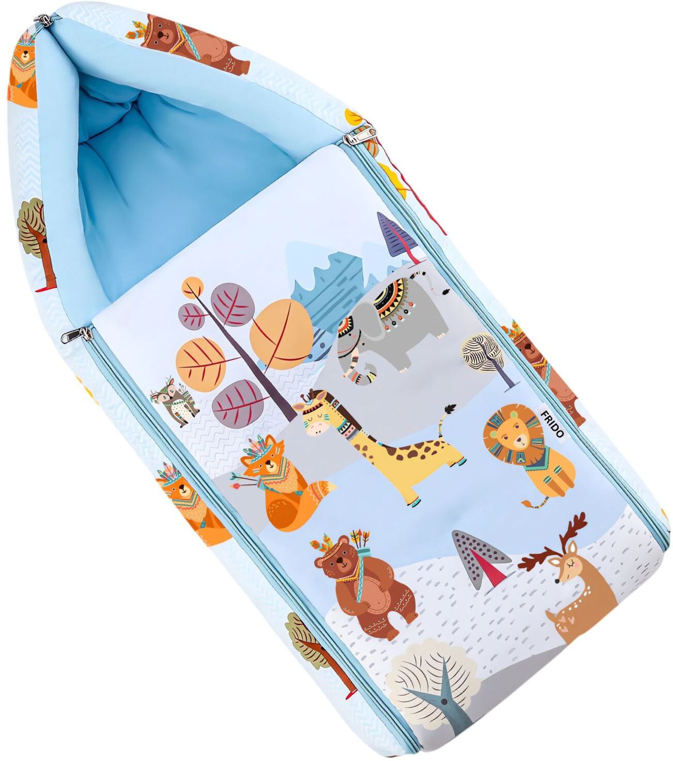 Image of Clothina Baby Sleeping Bag 3in1 Cotton Comfortable For New Born Baby Carry Bag 0-12 Month Sleeping Bag