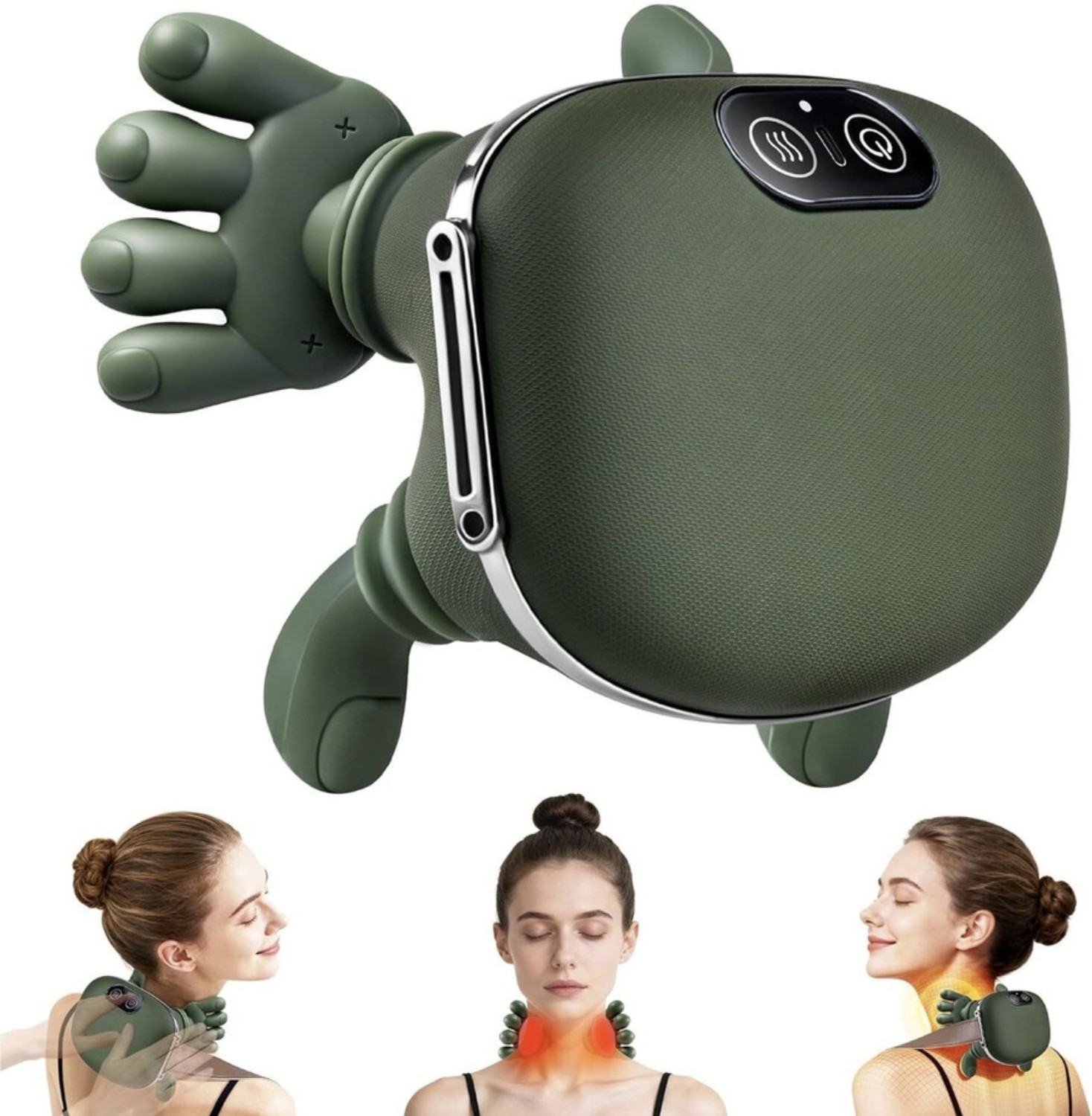 Image of Zee Shoulder & Neck Massager for Pain Relief | Deep Tissue Kneading with Slimming Belt