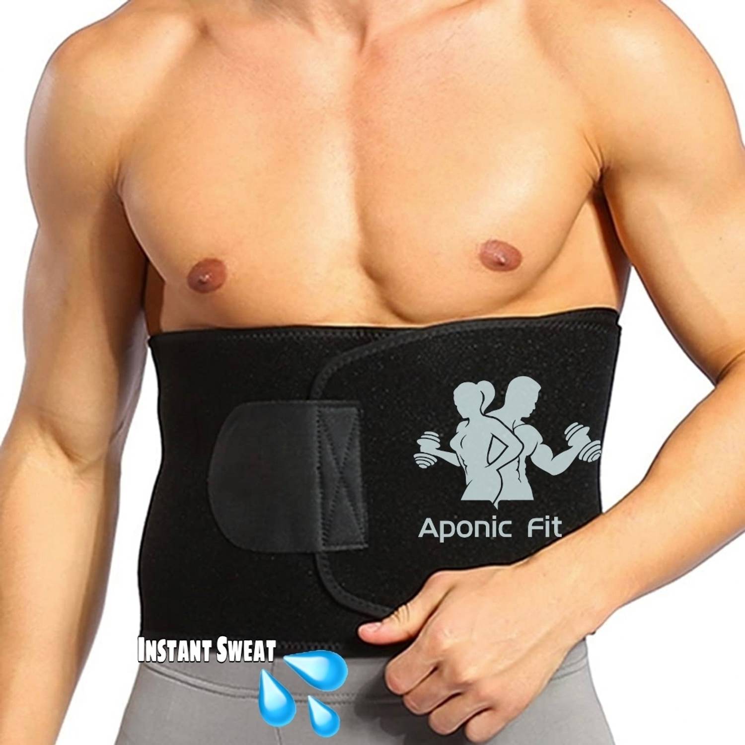 Aponic Fit SWEAT BELTS Slimming Belt