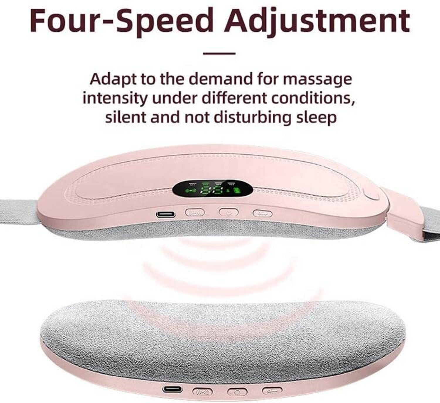 Image of NKK TRADERS Period Pain Relief Heating Belt | Rechargeable Electric Heat Pad Slimming Machine