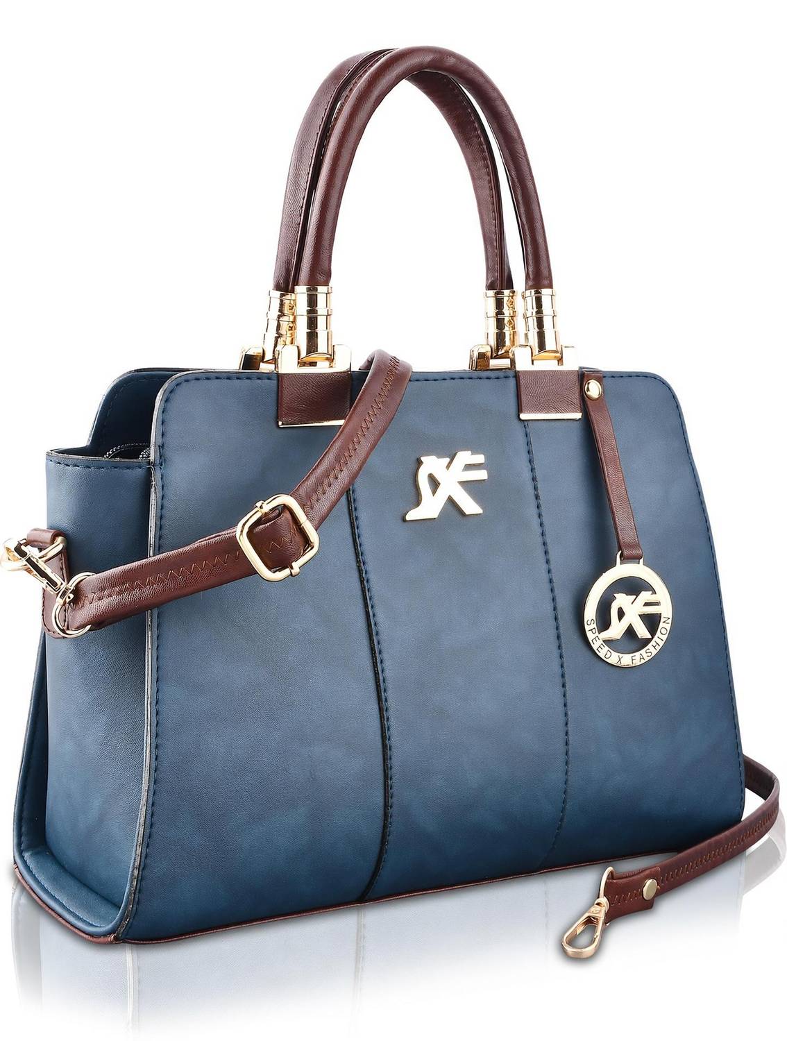 Buy SXF SPEED X FASHION Women Blue Sling Bag Blue Online @ Best