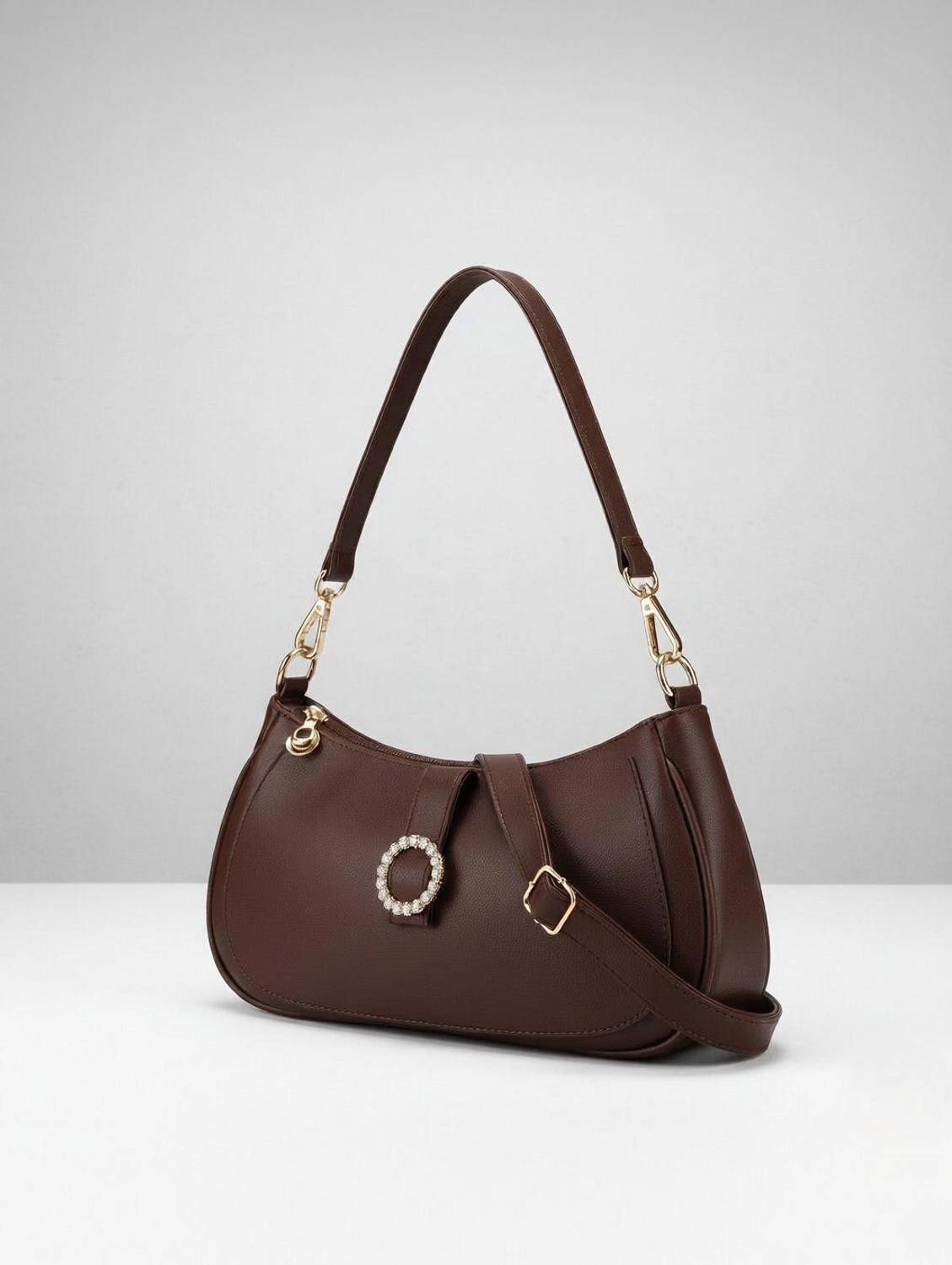 AshCrafzee Women Brown Shoulder Bag