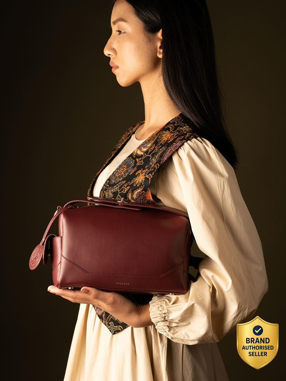 Image of Theater Maroon Sling Bag Bonbon Cherry Women Sling Handbag