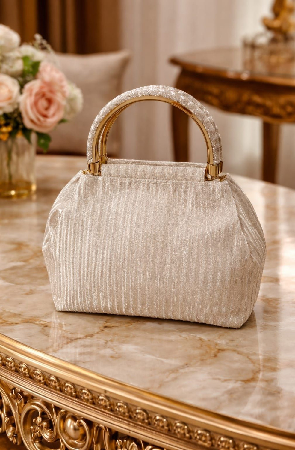 Image of Trend james collection Silver Women Sling Bag Party, Wedding & Festive Handbag | Stylish Mini Shoulder Purse for Ladies