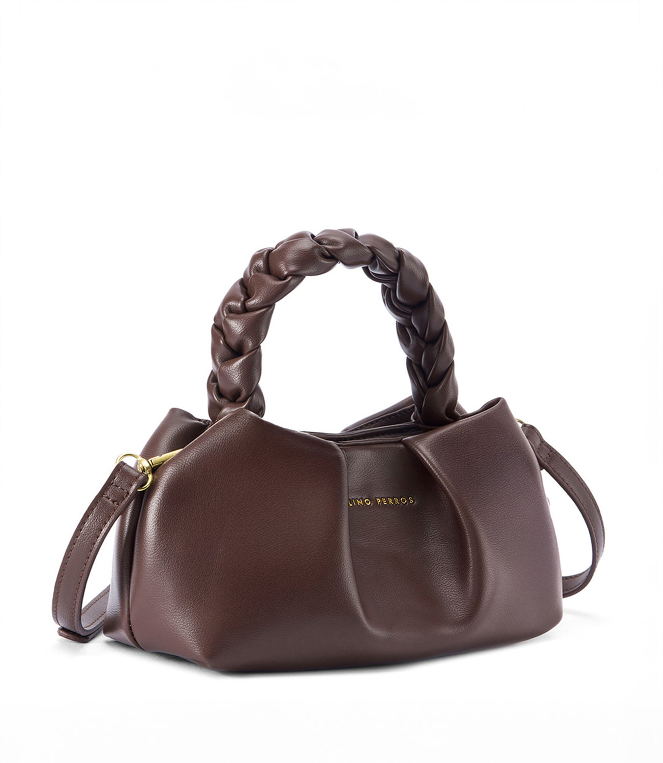 Image of LINO PERROS Brown Sling Bag Avril Meadow
