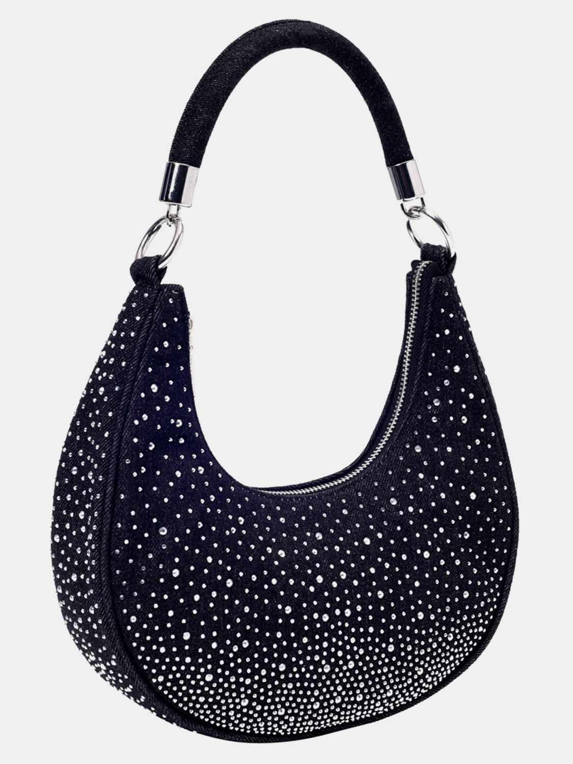 Image of LINO PERROS Black Shoulder Bag Moonchild Shoulder Bag