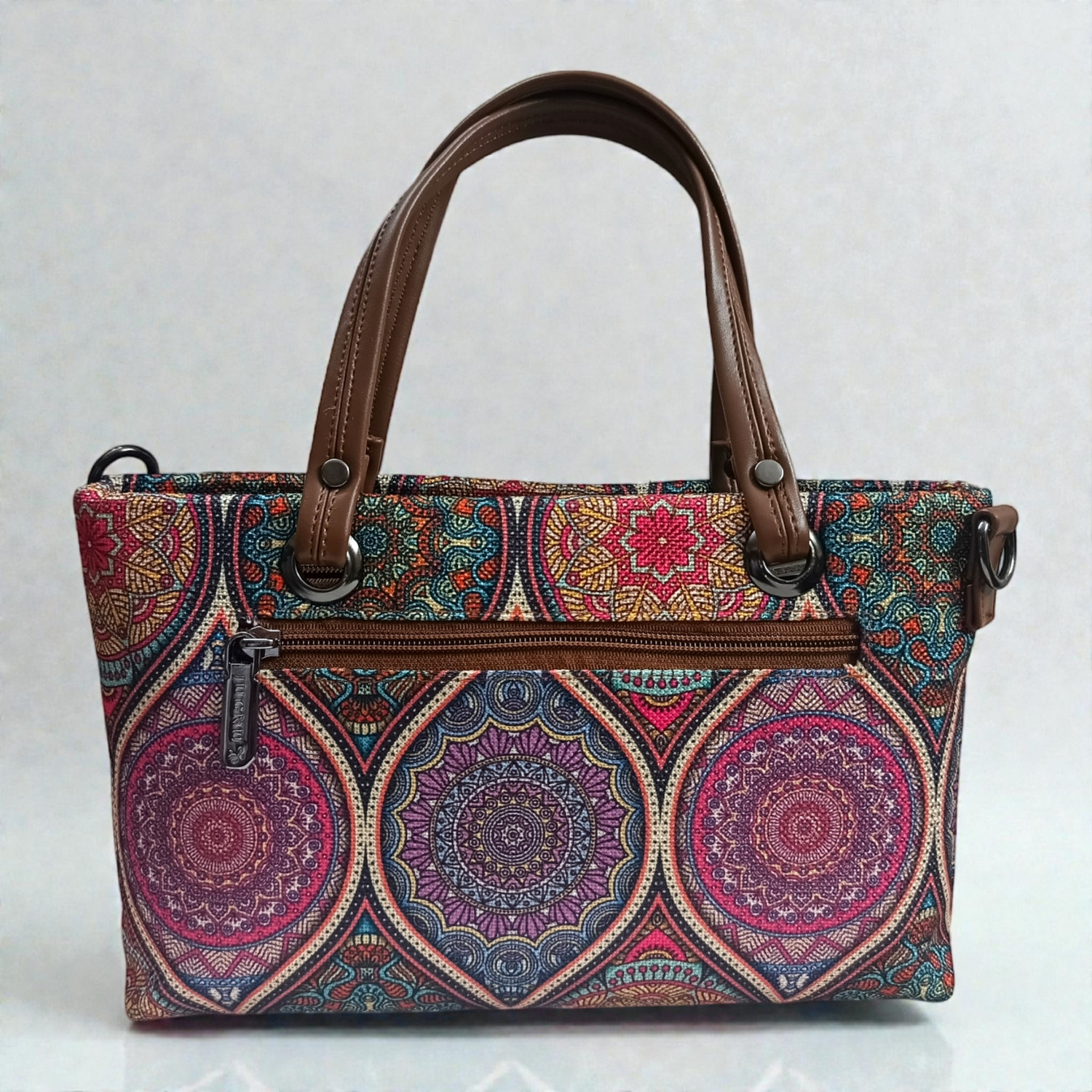 Image of Jugnu Maroon Sling Bag Women Handicraft Mandala Design Stylish Sling Bag for Daily Use