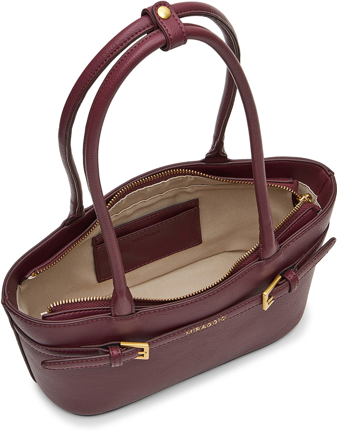 Image of Miraggio Maroon Shoulder Bag Ines Shoulder Bag