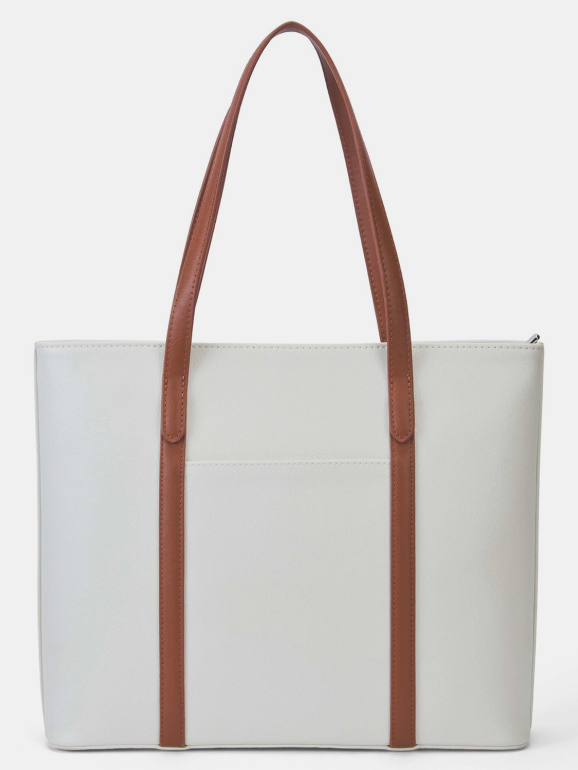 Image of LINO PERROS White Tote Valley Everyday Bag