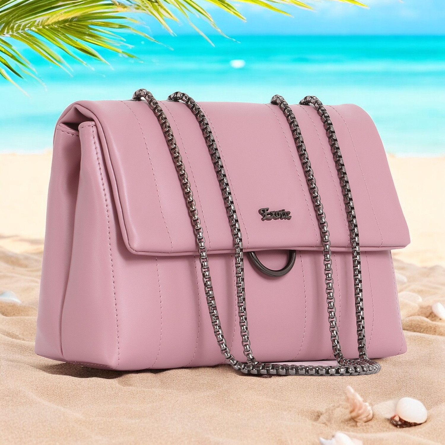Image of Exotic Pink Sling Bag Fashionable sling bag-651