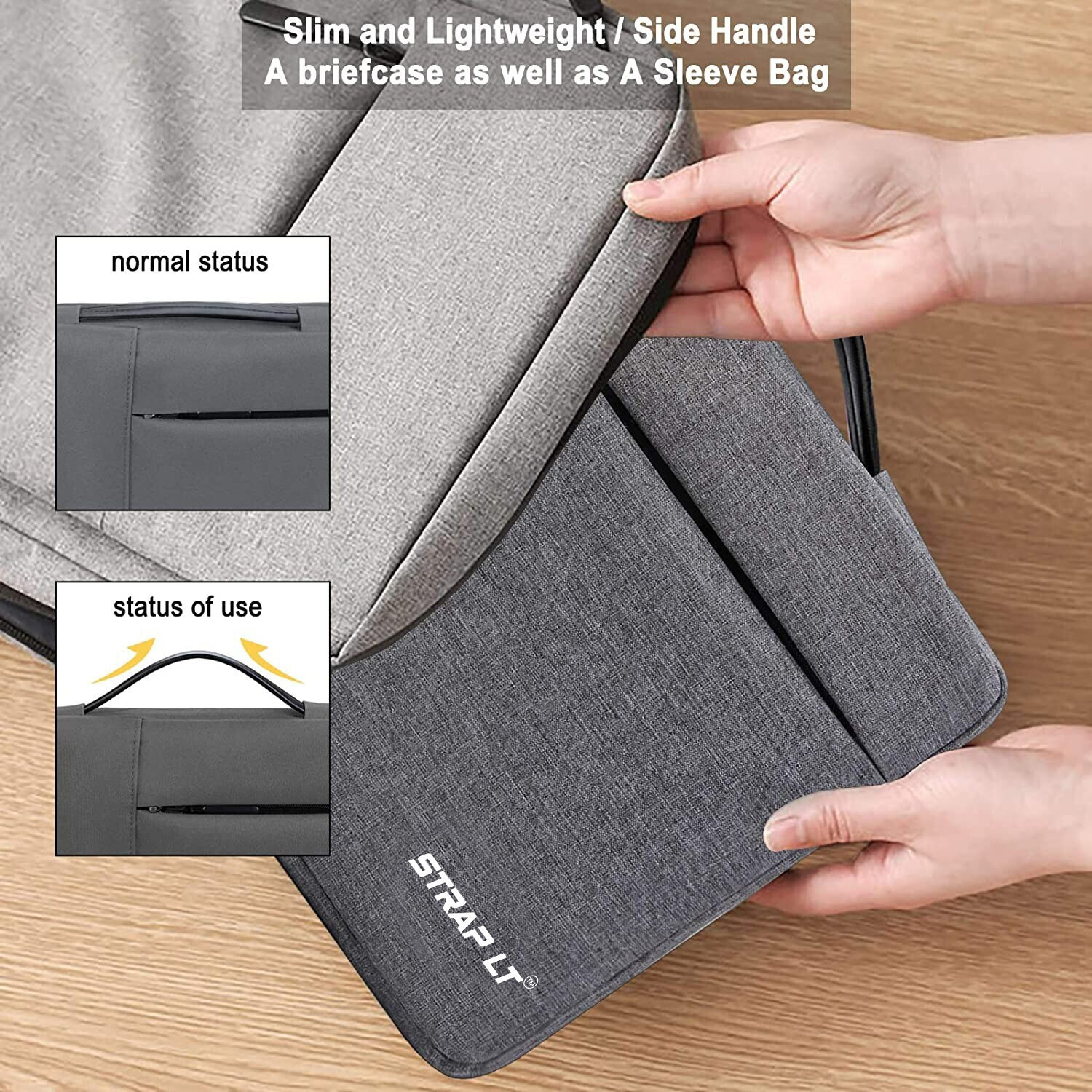 Image of Straplt Laptop Bag Sleeve For 14 Inch-13.6 Inch 10 L Laptop Backpack