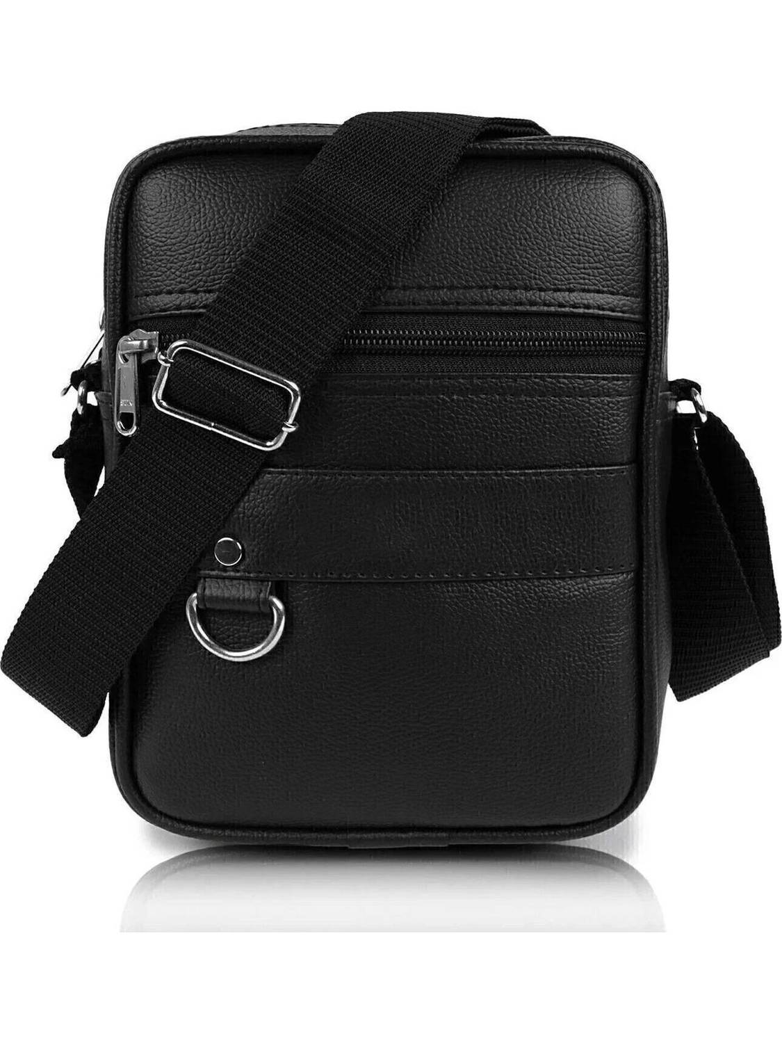 Alina Black Messenger Bag Sling bag-Extra Space