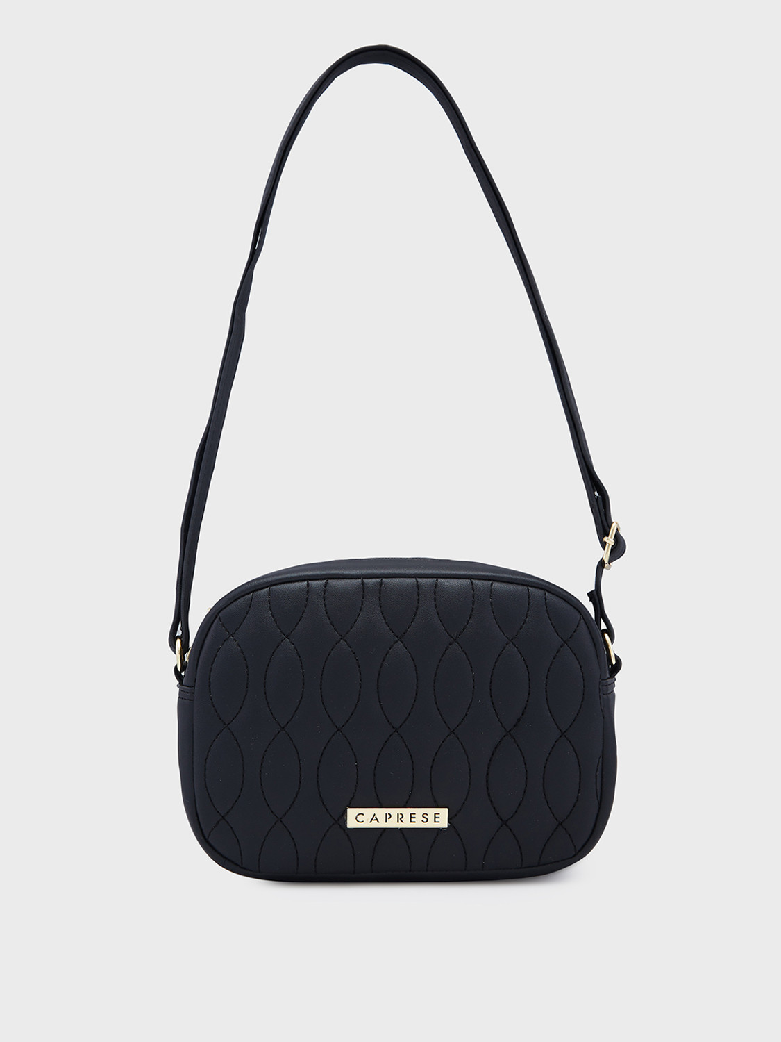 Image of Caprese Black Sling Bag Mubi Sling Small Black