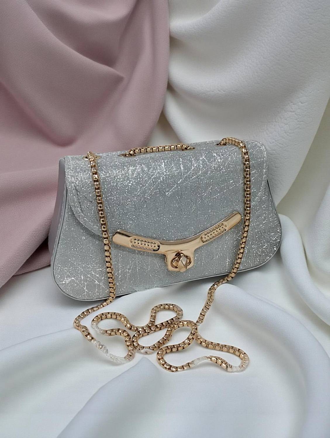 Alzius Silver Sling Bag Celestia Gleam Sling