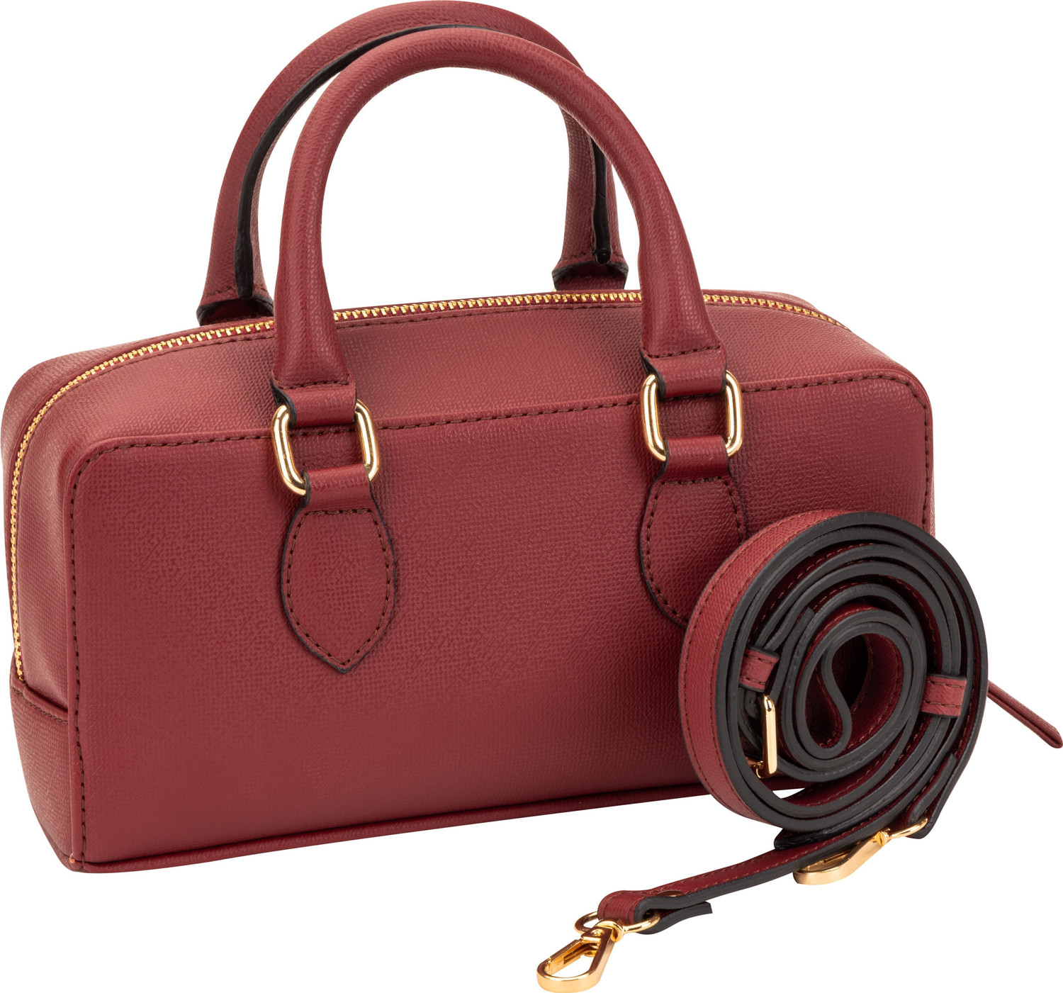 Image of Yuva stree Red Sling Bag Lume boxy crossbody bag -Cherry
