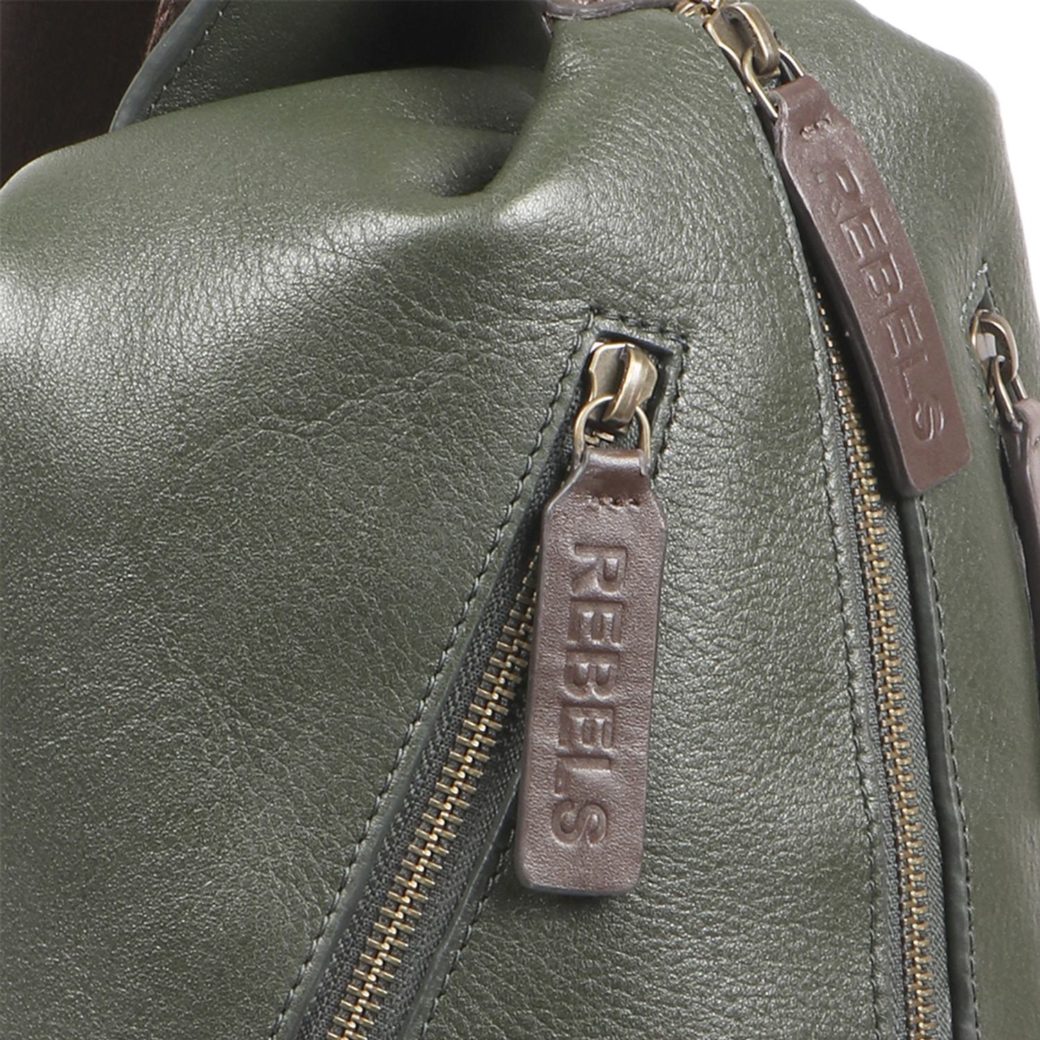 Image of HIDESIGN Green Shoulder Bag MANDELA 01