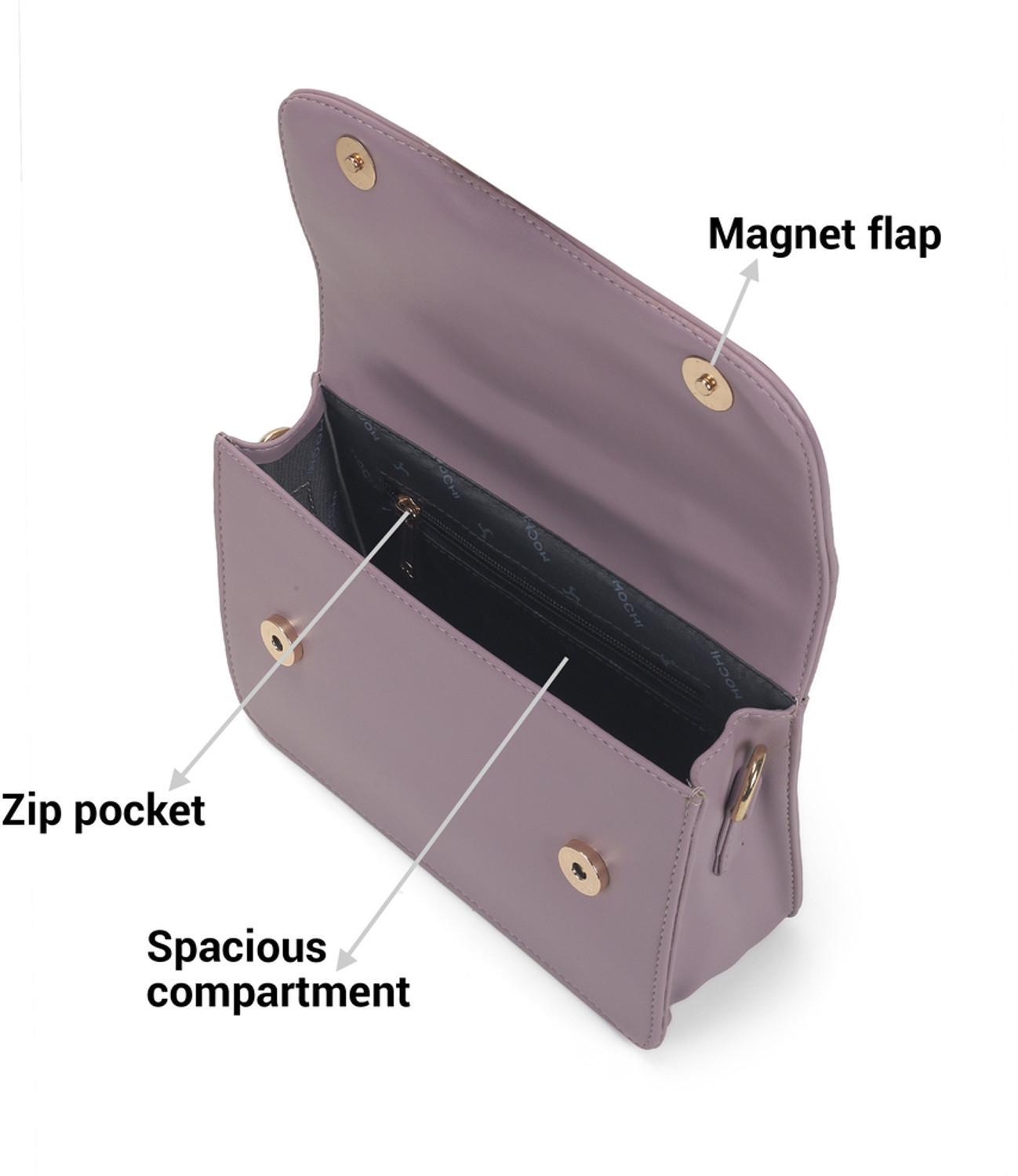 Image of MOCHI Purple Sling Bag 66-549