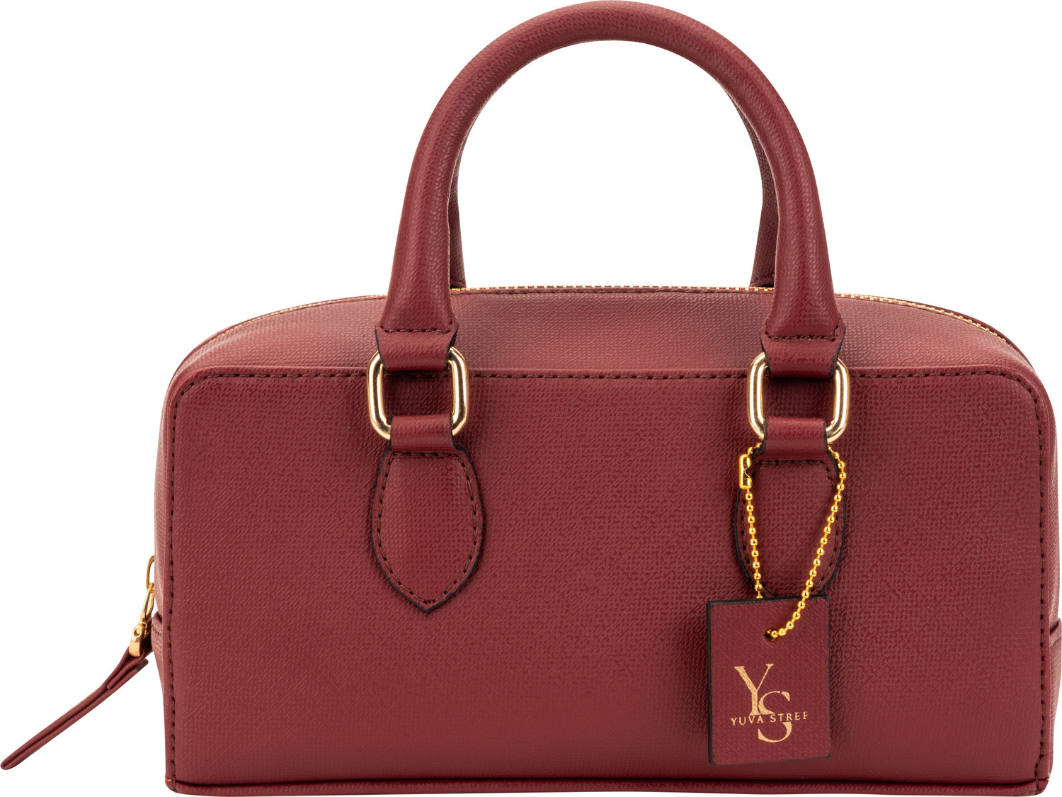 Image of Yuva stree Red Sling Bag Lume boxy crossbody bag -Cherry
