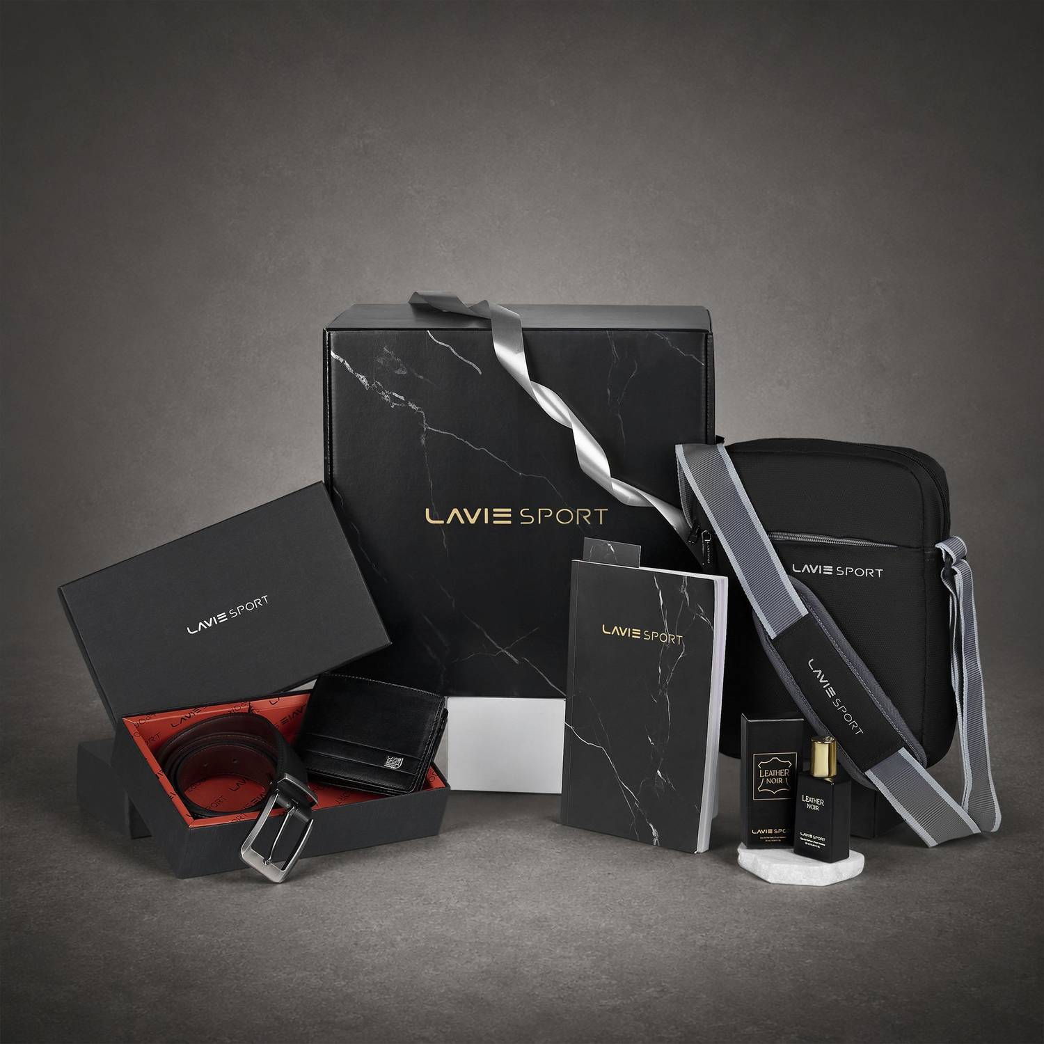 Lavie Sport Black Sling Bag Set - Image 1