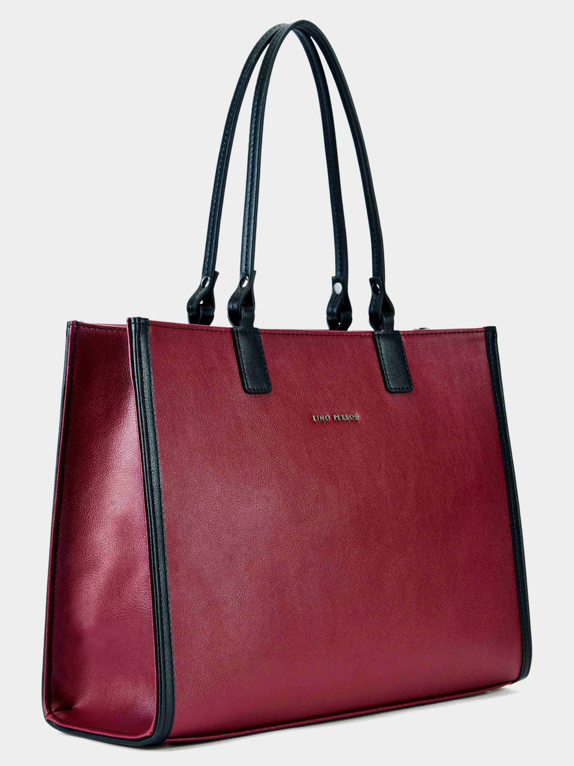 Image of LINO PERROS Maroon Women Tote Monroe Bag