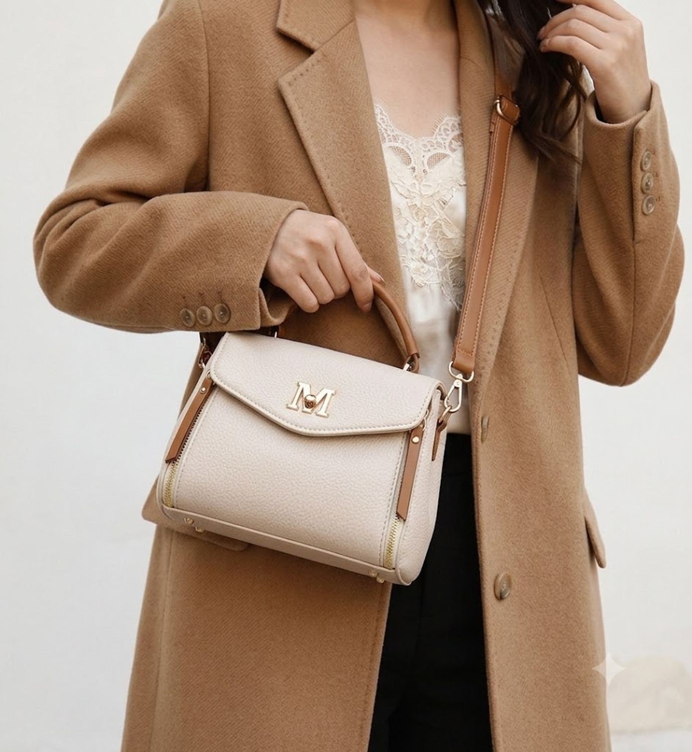 Image of Diva Dale Beige, Tan Sling Bag Stylish Trendy Premium Bag