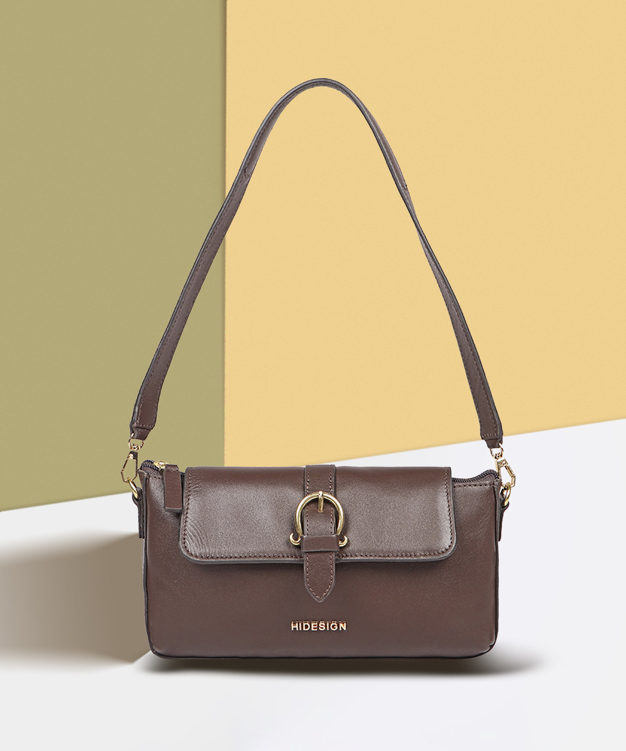 Image of HIDESIGN Brown Shoulder Bag FIONA 06
