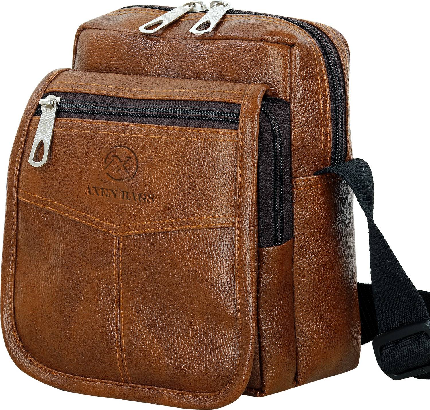 Axen Tan Sling Bag Men & Women Sling Bag