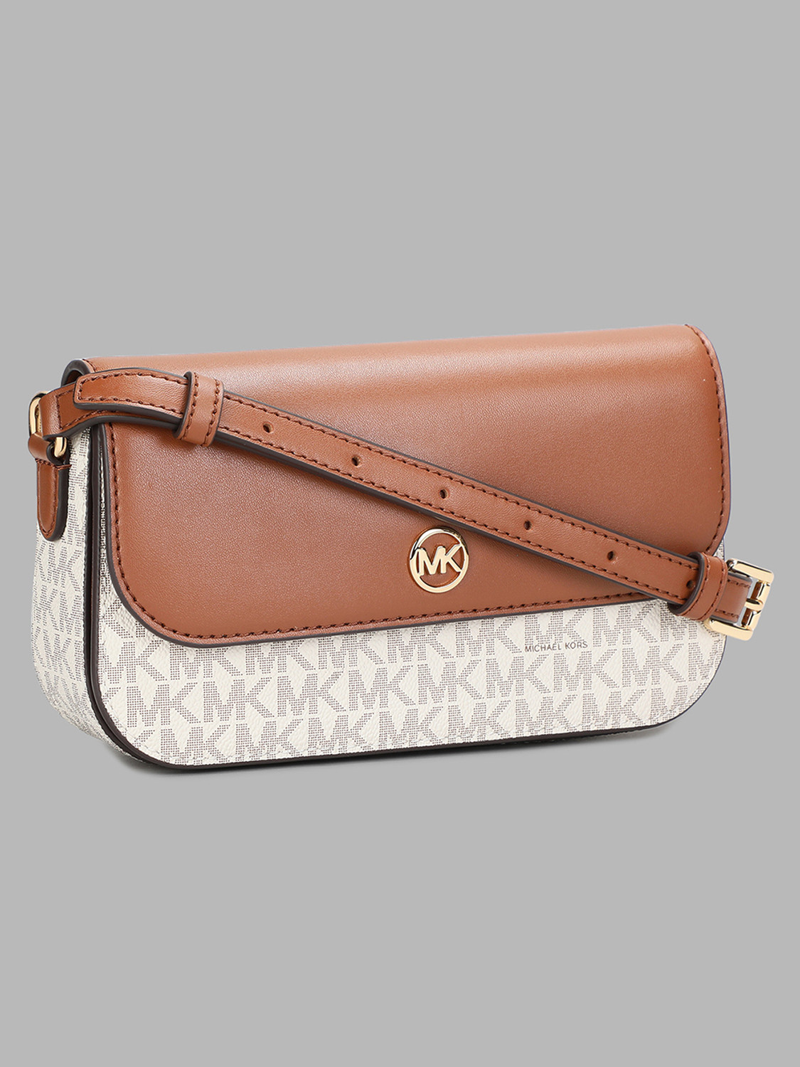Image of MICHAEL KORS Beige Sling Bag 35F4GTVC1B-VANILLA