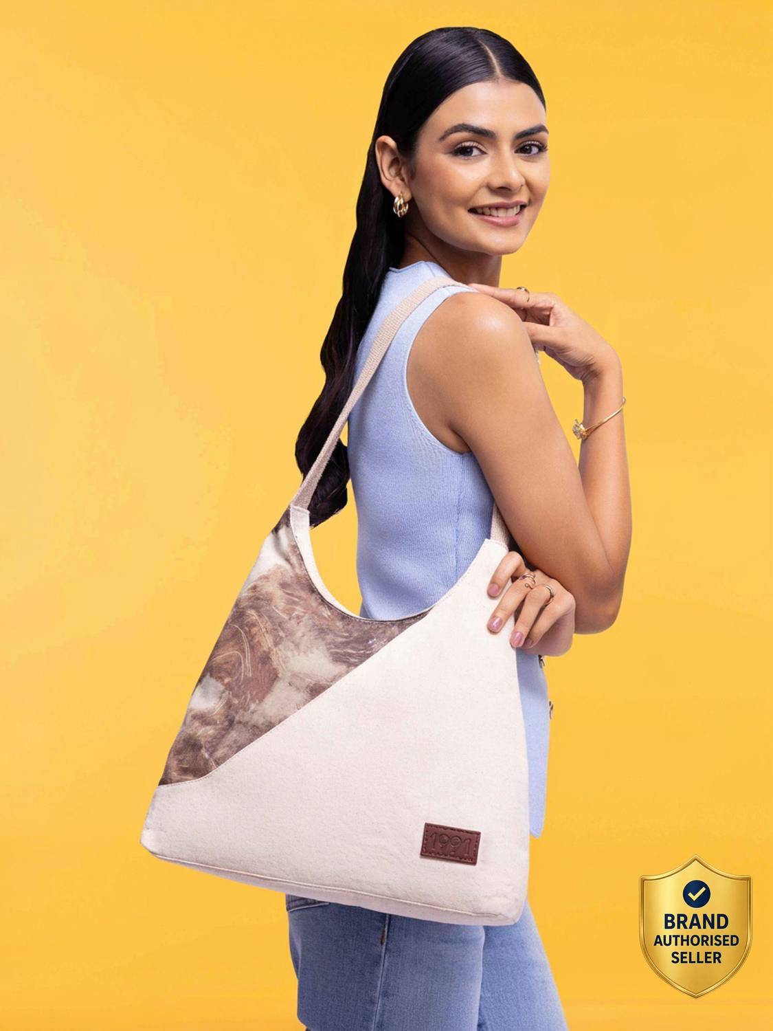 ZOUK Brown Tote 1991 Gir Glades