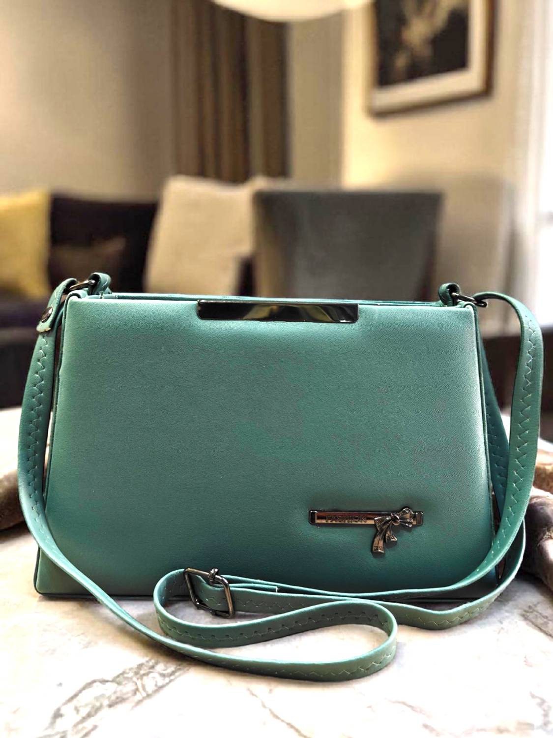 ANISHTRADERS Green Sling Bag Women Stylish Sling Bag for Women Side Purse Crossbody Handbag
