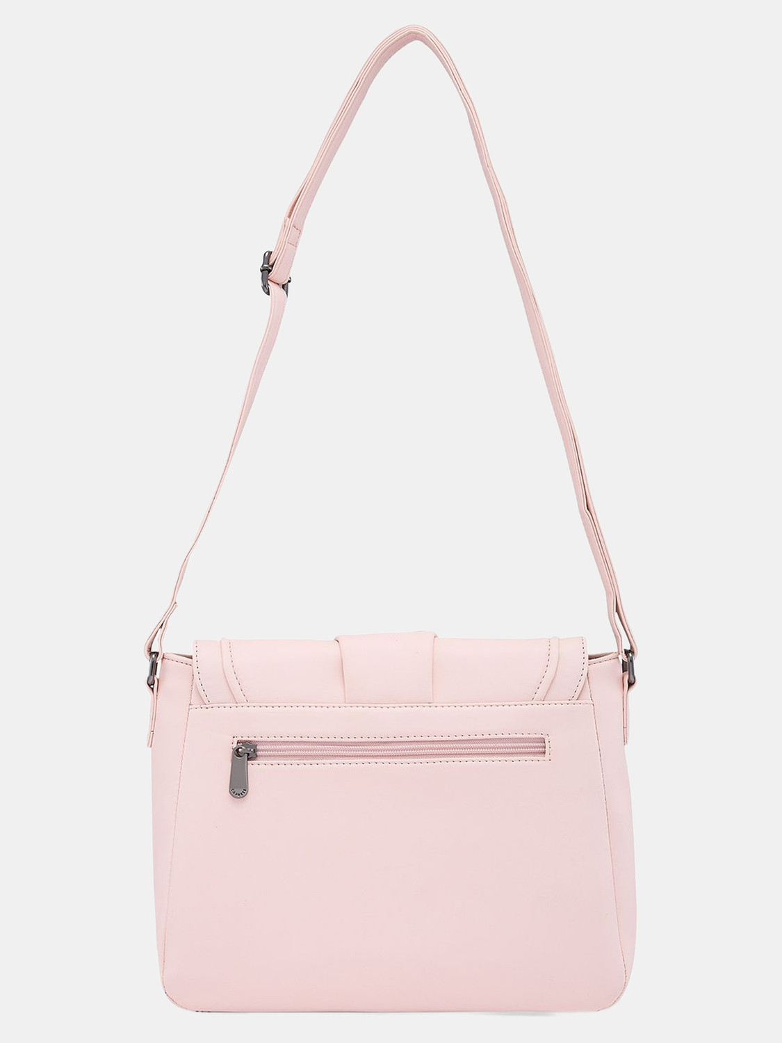 Image of Caprese Pink Sling Bag Dia 6 Liters Medium Sling Bag for Women with Adjustable Strap (Pink)
