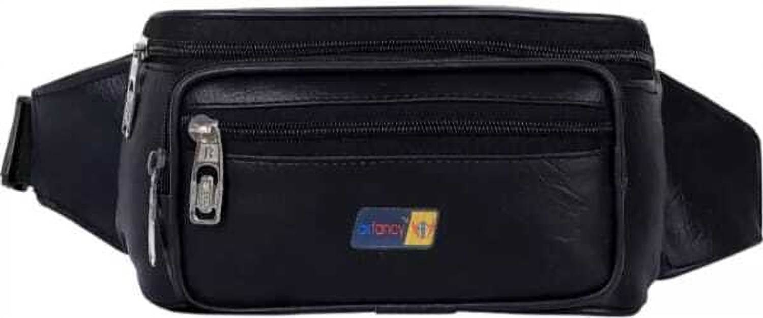 Airfancy Black Messenger Bag waist bag waist pouch outdoor casual sports pockets waist bag