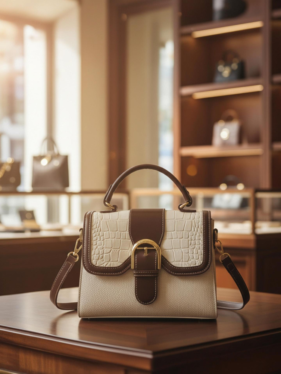 Image of Harnoor Enterprises White Sling Bag 803