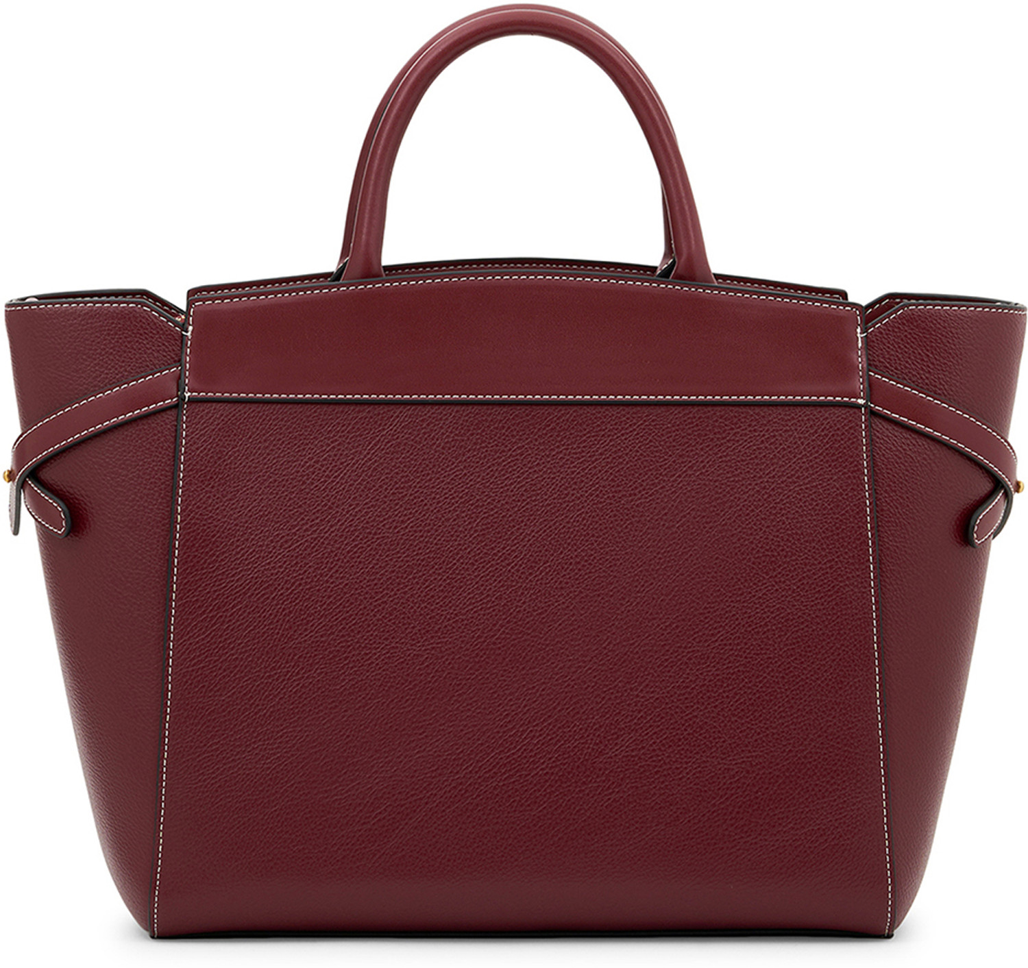 Image of Miraggio Maroon Tote Kayla Tote Bag