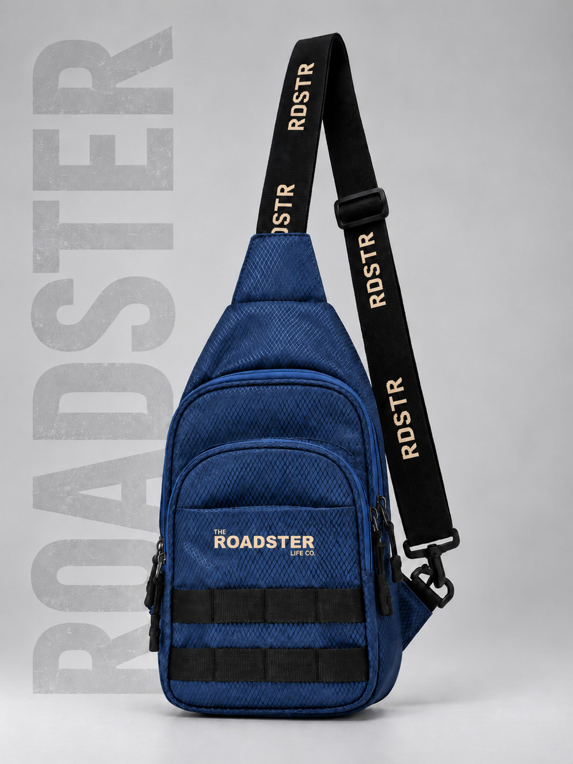 Image of Roadster Blue Sling Bag Unisex Shoulder crossbody bag