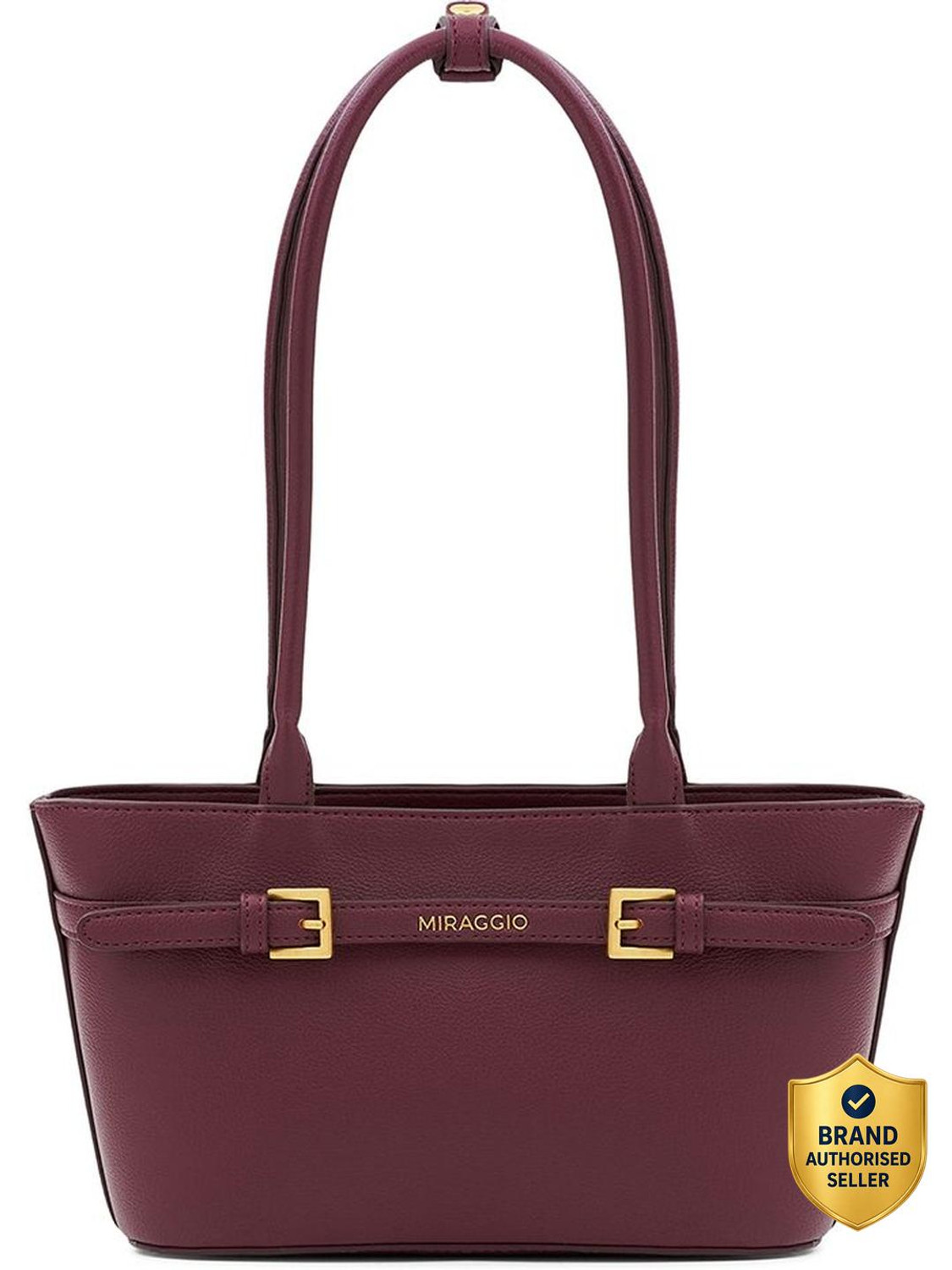 Image of Miraggio Maroon Shoulder Bag Ines Shoulder Bag