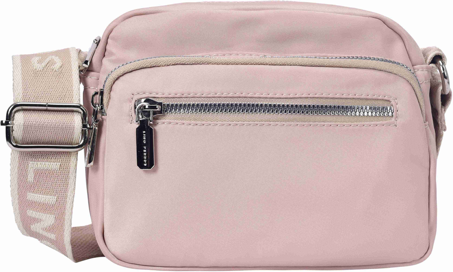 Image of LINO PERROS Pink Sling Bag Women's Peach Crossbody Bag