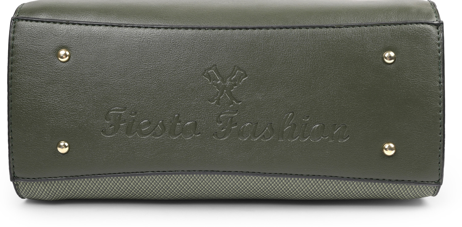 Image of Fiesto fashion Green Hand-held Bag For women and Girls