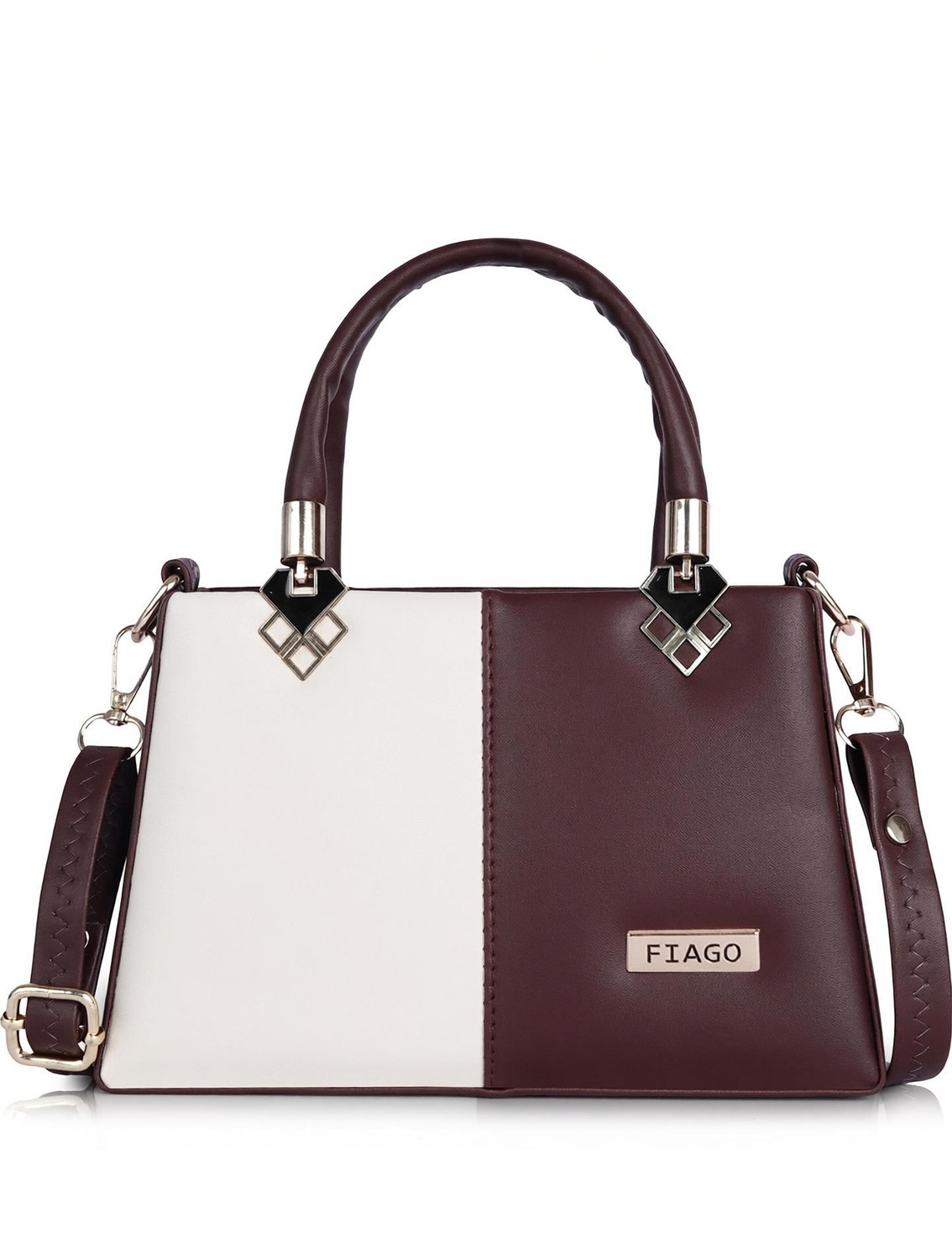 Image of FIAGO Brown Girls Hand-held Bag Trendy Women's Handbag - Perfect for Work & Parties